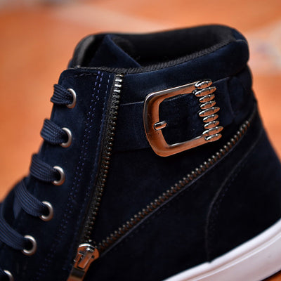 Botas Casuales Hombre Estilo Británico con Hebilla - Diseño Metrosexual Coreano - Image 9