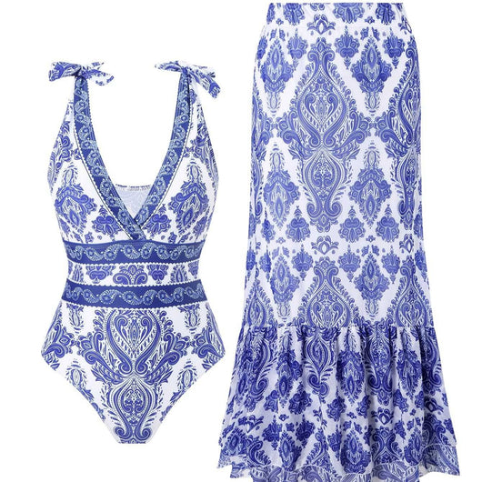 Traje de Baño Enterizo Étnico para Mujer - Image 6