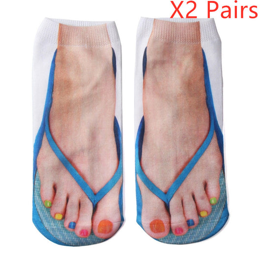 Calcetines Estampados 3D con Diseños Cartoon - Parejas y Unisex - Image 30