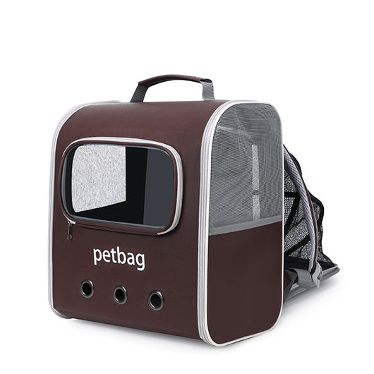 Mochila Transportadora para Gatos de Gran Capacidad Expandible con Ventana Transparente - Image 5
