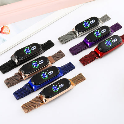 Reloj Inteligente LED con Pantalla Táctil y Malla Metálica - Image 15
