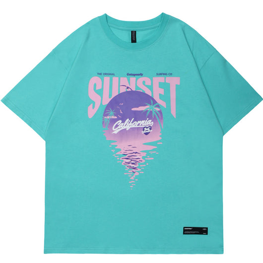 Camiseta Hombre Suelta Estampada Manga Corta - Image 2