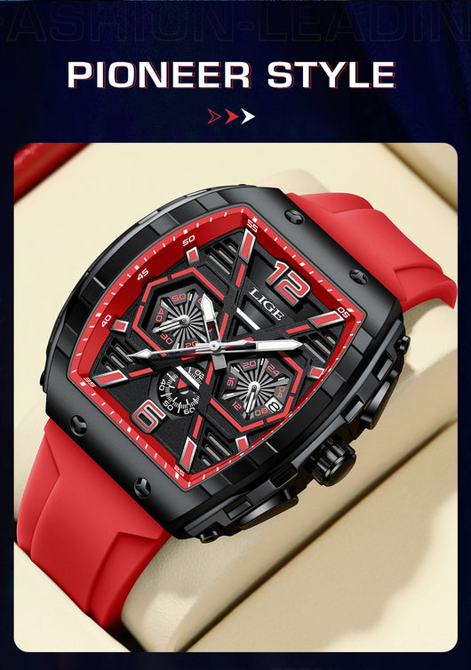 Reloj Deportivo Cuadrado Resistente al Agua con Calendario Multifuncional - Image 13