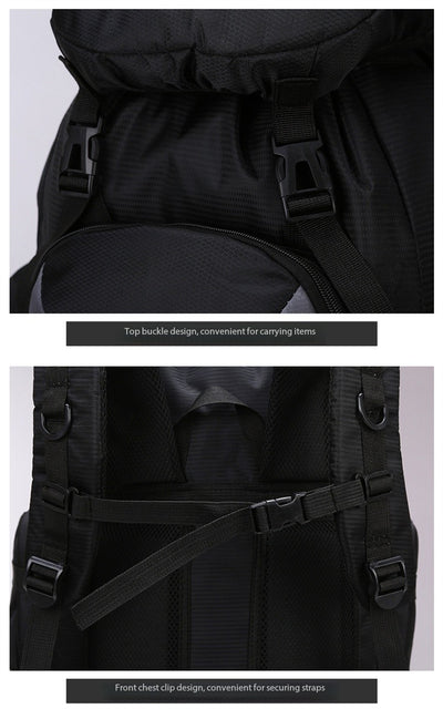 Mochila de Senderismo 90L XIYAHU - Resistente al Agua para Trekking y Acampada - Image 45