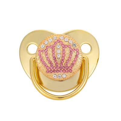 Chupete Lujo Corona Diamante Baby Bling para Bebés 0-18 Meses - Image 3