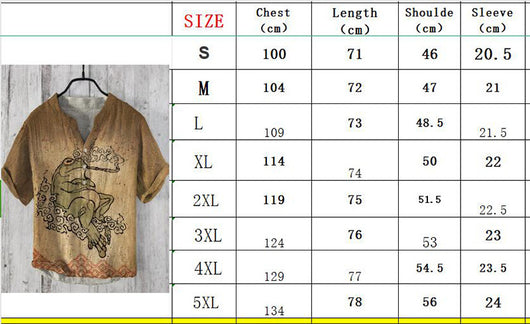 Camisa Suelta Casual para Hombre con Estampado 3D de Manga Corta - Image 8