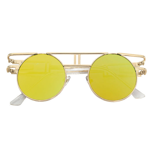 Gafas de Sol Steampunk Vintage Redondas para Hombre y Mujer - Image 6