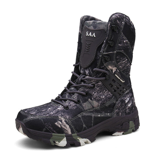 Botas Militares de Trabajo para Hombre - Impermeables y Resistentes al Desgarre - Image 2