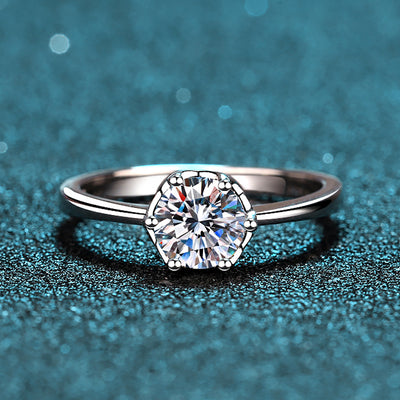 Anillo Pulsera de Seis Puntas con Diamante de 1 Quilate Tendencia Net Red - Image 4