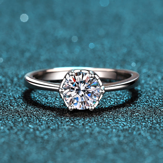 Anillo Pulsera de Seis Puntas con Diamante de 1 Quilate Tendencia Net Red - Image 4