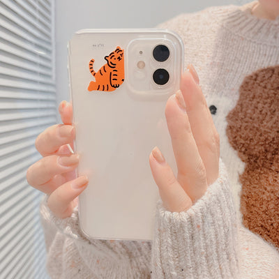 Funda Transparente para Celular con Diseño de Tigre Lindo - Image 5