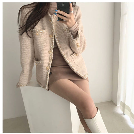 Chaqueta Acolchada de Tweed con Múltiples Bolsillos - Image 14