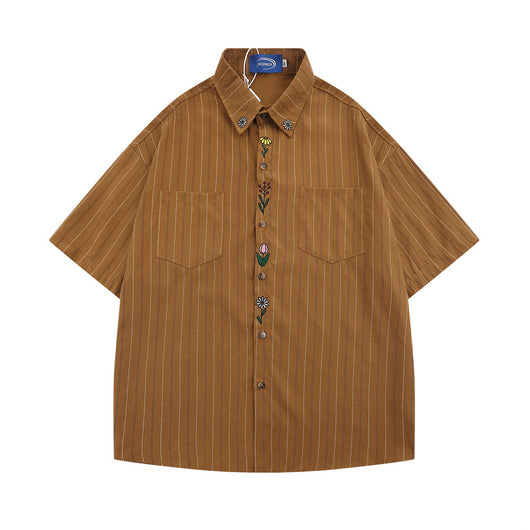 Camisa Casual de Rayas Verticales para Hombre - Image 6