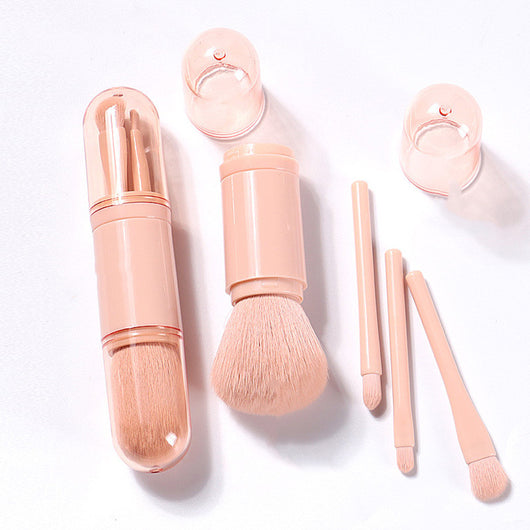Brocha de Maquillaje Retráctil 4 en 1 para Contorno de Ojos