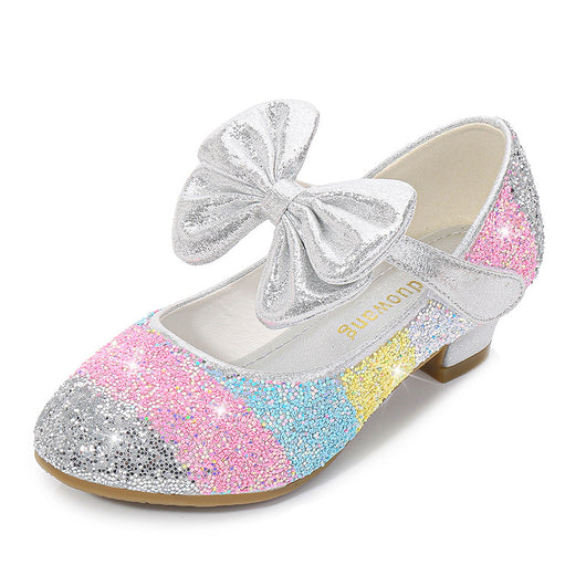 Zapatos de Tacón Alto Princesa con Cristales y Punta Redonda Suave - Image 14