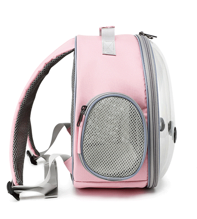 Mochila Transportadora Transparente para Mascotas Pequeñas - Hámster, Conejillo de Indias, Conejo - Image 12