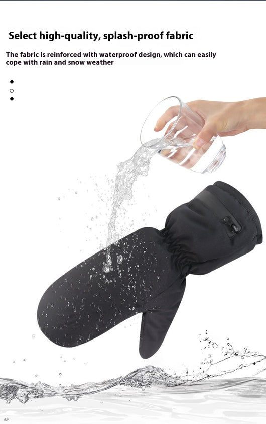 Guantes Térmicos Eléctricos con Cremallera, a Prueba de Viento - Image 15