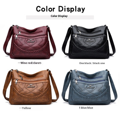 Bolso de Hombro de Cuero Suave para Mujer - Capacidad Extra Grande - Image 14