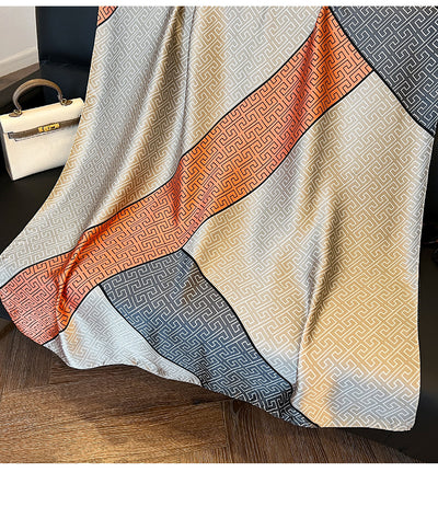 Pañuelo de Seda Elegante Protección Solar Primavera Verano para Mujer - Image 10