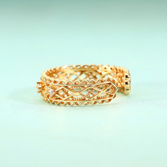 Anillo Hueco Retro Personalizado para Dedo Índice