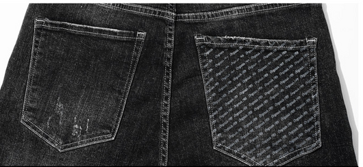Pantalones Lápiz Estilo Coreano con Estampado de Bolsillo para Hombre - Image 15