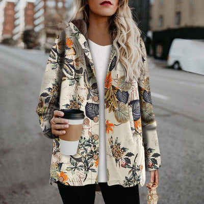 Sudadera con Capucha de Lino y Algodón Cálida - Image 10