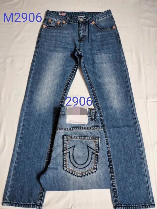 Jeans Elásticos Talla Grande con Líneas Gruesas de Moda - Image 2