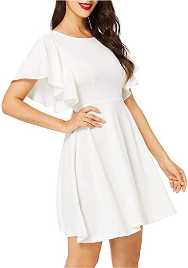 Vestido Largo de Verano con Cintura Alta y Mangas Volantes - Image 11