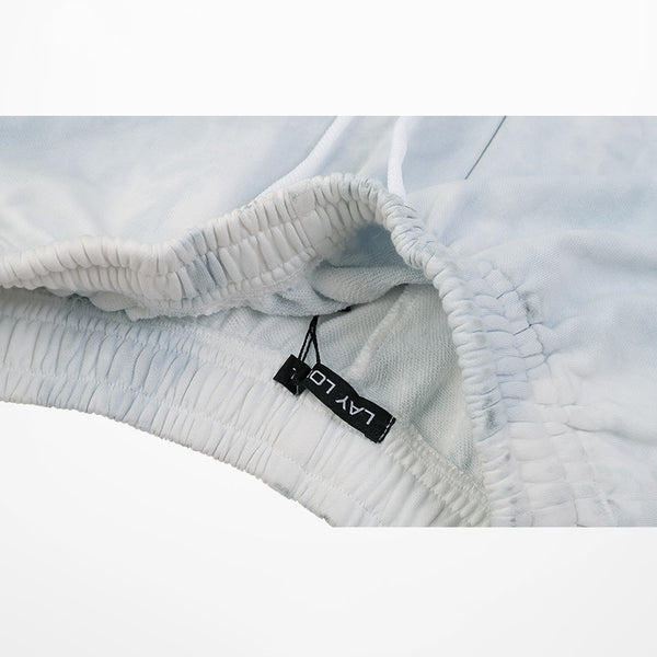 Pantalones Deportivos Tie-Dye Degradado - Overol Holgado Casual Cómodo