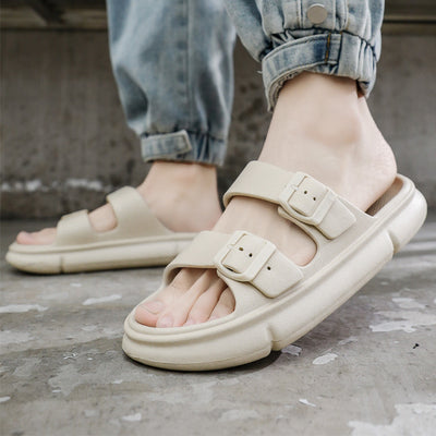 Sandalias Cómodas para Hombre con Suela Gruesa y Diseño Minimalista - Image 16