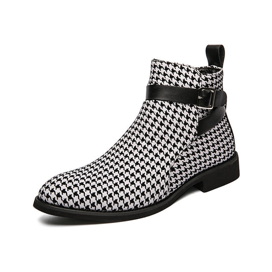 Botas de Cuero Estilo Británico Puntiagudas Altas Premium - Image 2