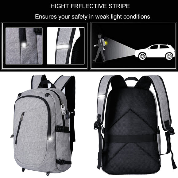 Mochila Antirrobo Multifuncional para Viajes y Aventuras Outdoor