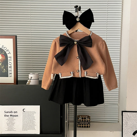 Suéter Elegante con Mangas Abullonadas y Moño - Otoño e Invierno - Image 2