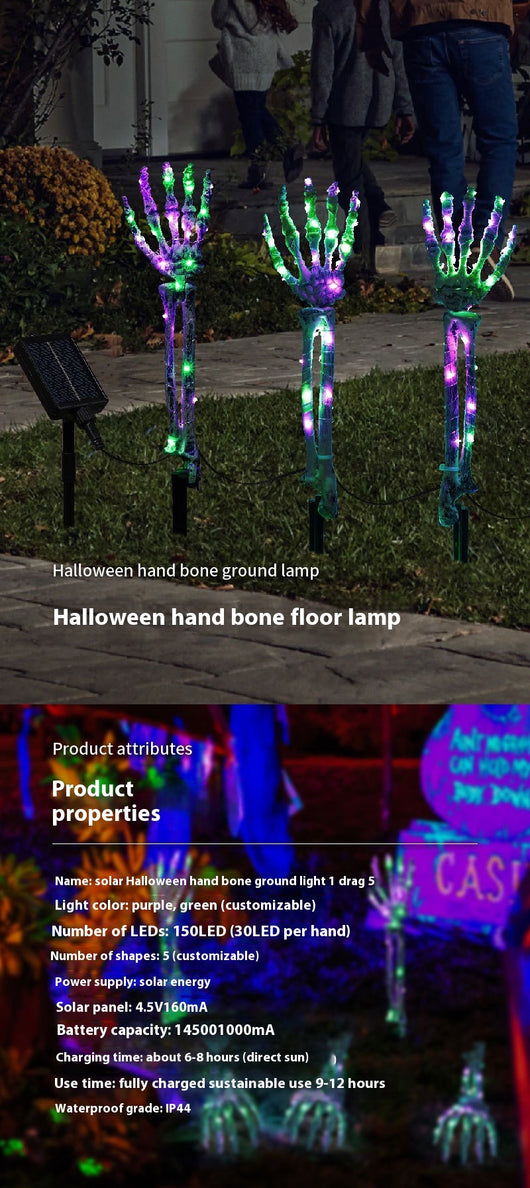 Lámpara Solar de Piso para Halloween - Iluminación Decorativa para Jardín - Image 7