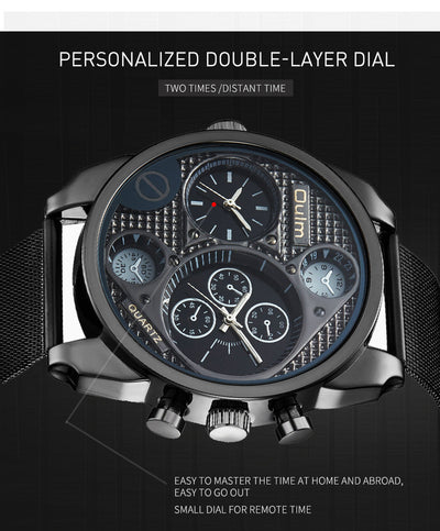 Reloj para Hombre con Correa de Malla de Acero - Image 12