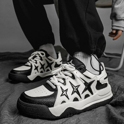 Zapatos Casuales Transpirables con Diseño Trendy de Estrellas para Hombre - Image 10