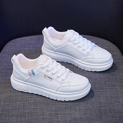 Zapatillas Blancas Deportivas Coreanas Versátiles para Mujer - Image 10