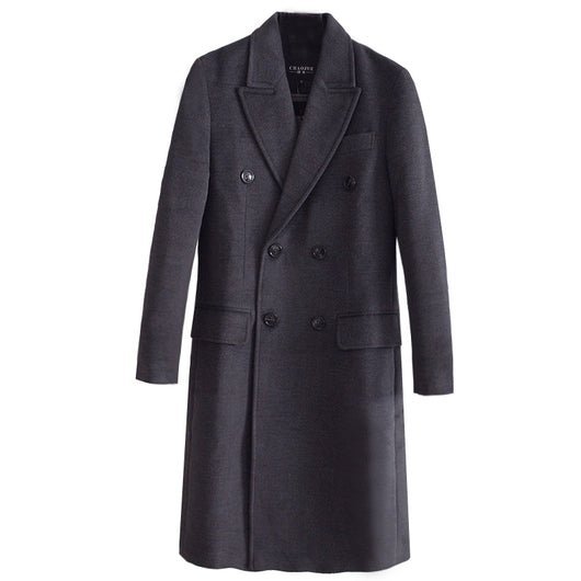 Abrigo Largo de Cashmere Doble Botonadura - Talla Grande - Image 10