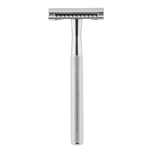 Rasurador de Seguridad Doble Filo con Patrón Diamante - Afeitado Profesional Manual - Image 7