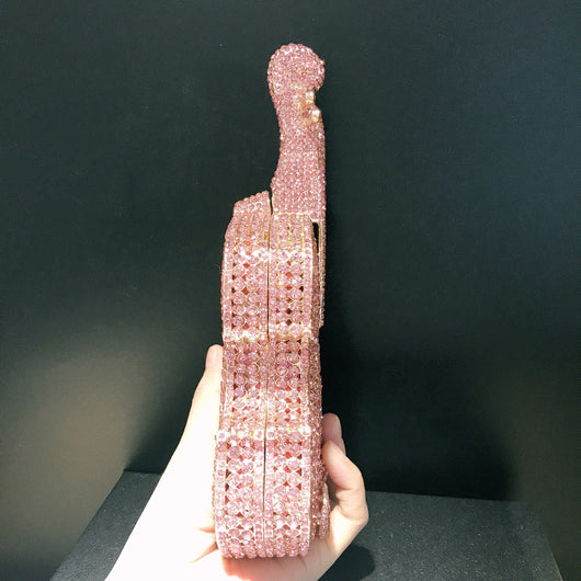 Bolso Bandolera Violín con Corte Diamante Elegante - Image 2