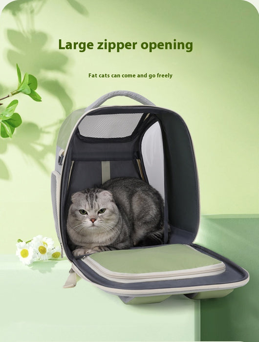 Mochila Transportadora Expandible para Gatos y Mascotas - Image 17