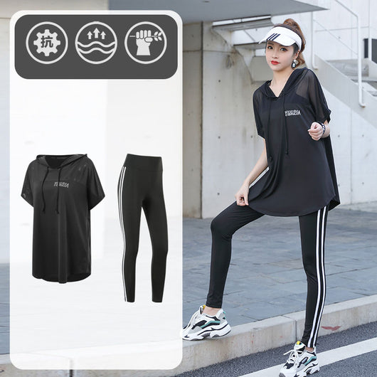 Conjunto de Yoga Suelto para Mujer - Tela Transpirable de Secado Rápido - Image 3