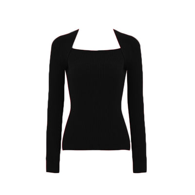 Blusa Ajustada de Punto Manga Larga para Mujer - Image 31