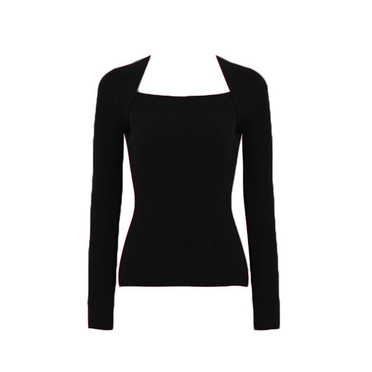 Blusa Ajustada de Punto Manga Larga para Mujer - Image 31