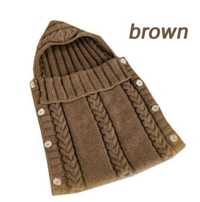 Saco de Dormir Infantil con Gorro de Borlas y Botones de Madera - Image 10