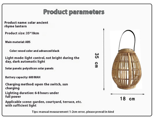 Lámpara Solar Decorativa para Patio y Jardín - Image 7