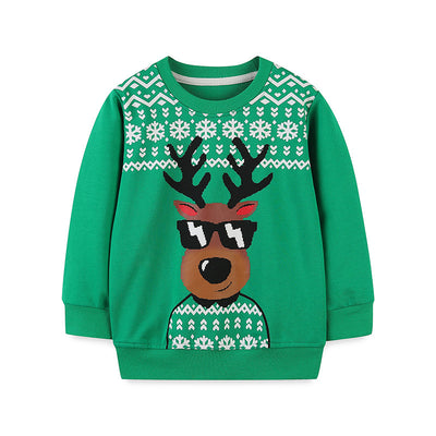 Sudadera Navideña para Niños - Manga Larga Otoño