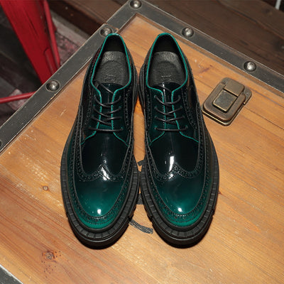 Zapatos de Cuero Genuino con Plataforma Elevadora para Hombre - Image 10