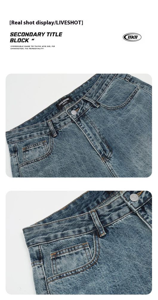 Jeans Americanos Holgados Azul Lavado - Image 17