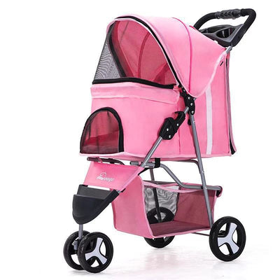 Carrito Plegable para Mascotas - Cómodo y Portátil para Perros y Gatos - Image 10